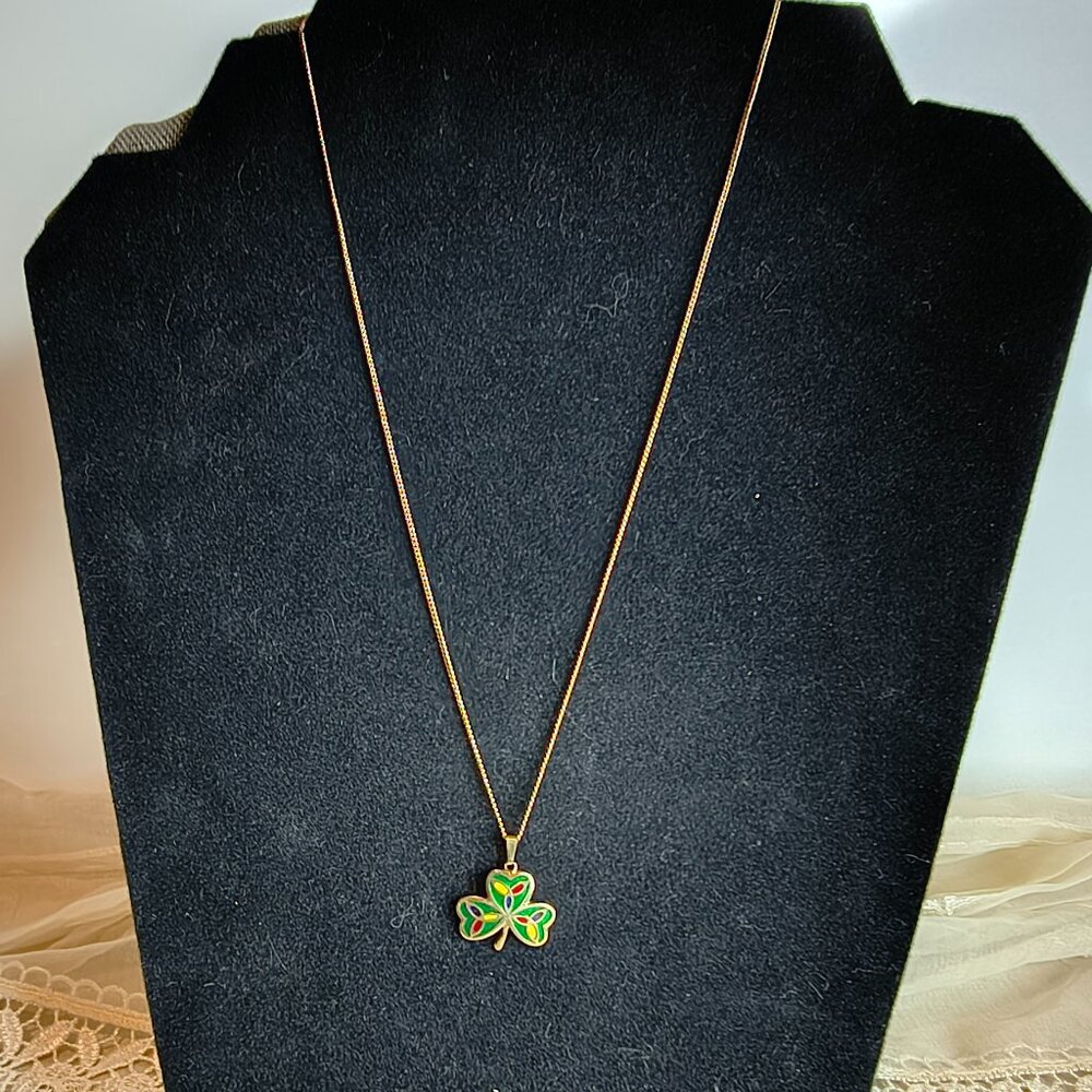 Gold Plated Tara Ireland Trinity Knot Necklace